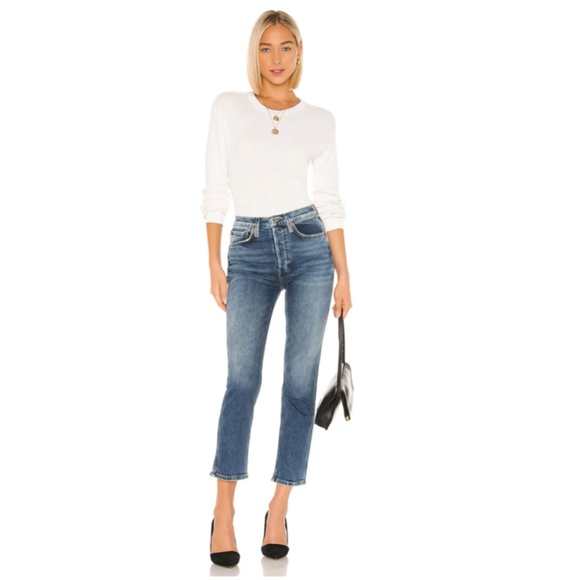 RE/DONE The 50s Cigarette Pant Retro Stone Size 25 - Picture 4 of 14